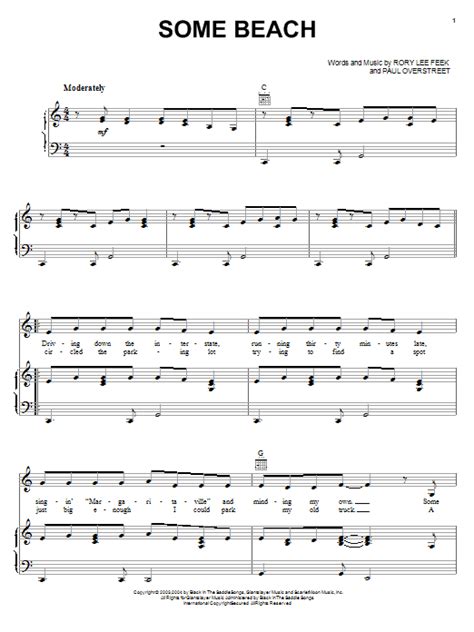 Some Beach | Sheet Music Direct