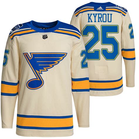 St. Louis Blues #25 Jordan Kyrou Men's Adidas 2022 Winter Classic NHL ...