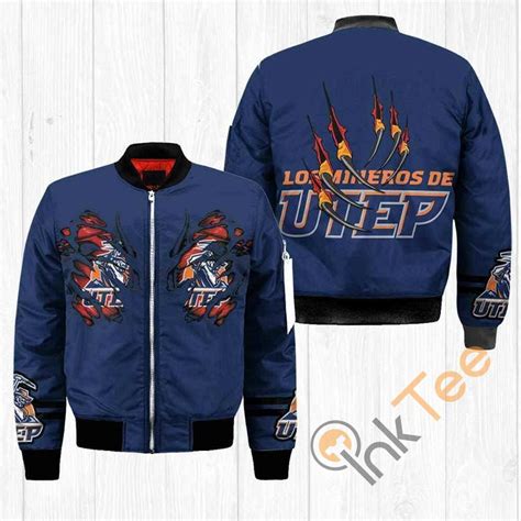 UTEP Miners NCAA Claws Apparel Best Christmas Gift For Fans B.0.m-ber Jacket - Meteew