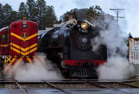 The South Australian class 500 and class 600 steam engine. These trains ...