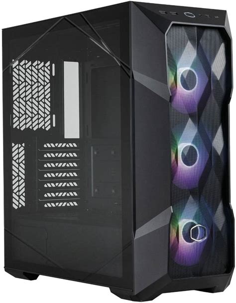 Cooler Master MASTERBOX TD500 Mesh V2 Mid Tower Gaming PC Case, FineMesh Front Panel, TG Side ...