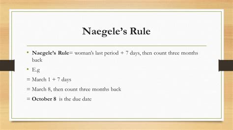 Naegele’s Rule Definition – BirthForMen