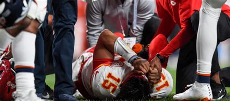 NFL MVP Patrick Mahomes Suffers ‘Freak’ Knee Injury