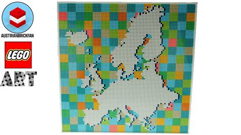 LEGO Europe Map - Alternative Build of LEGO Art 31203 World Map - LEGO Speed Build Review - YouTube