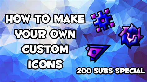 How To Make Your Own Custom Icons In Geometry Dash On Android (200 Subs Special🎉) | DroidRider ...