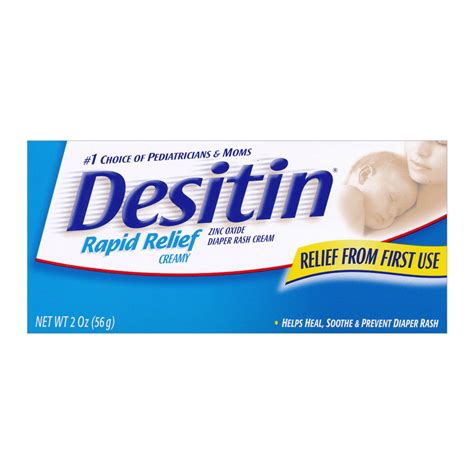 Desitin Diaper Rash Ointment - Rapid Relief Cream (4 oz)-503