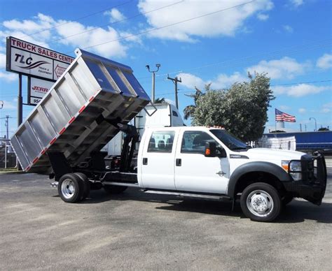 2013 Used Ford F550 *NEW* 12FT ALUM DUMP TRUCK BED.4X4. CREW CAB at Tri Leasing Corp Serving ...