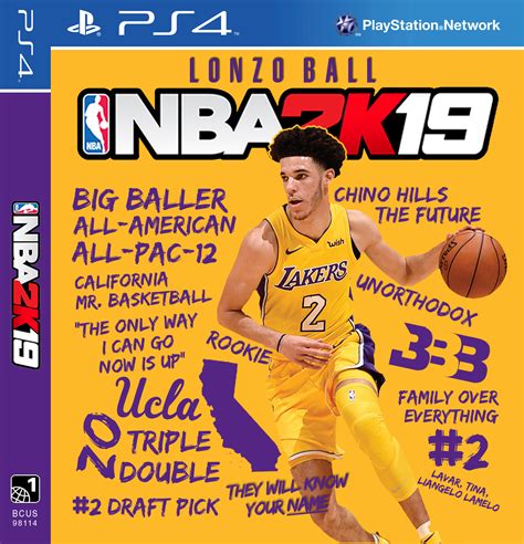 Big Baller NBA 2K19 Cover : r/lakers