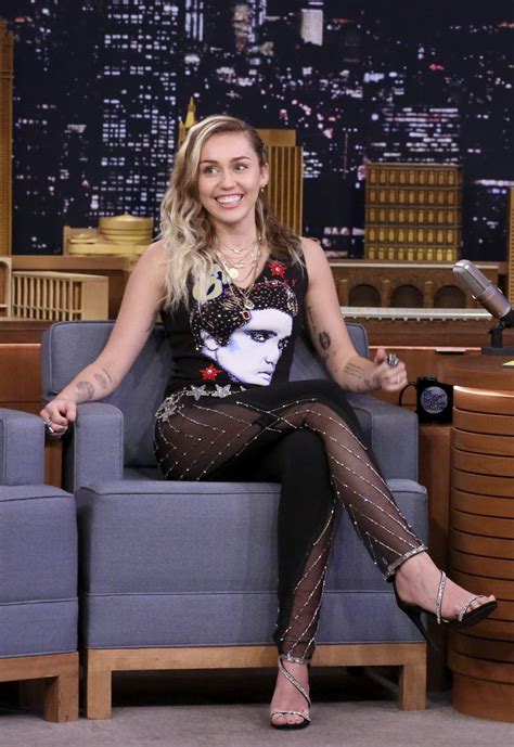 MILEY CYRUS at Tonight Show Starring Jimmy Fallon in New York 10/02 ...