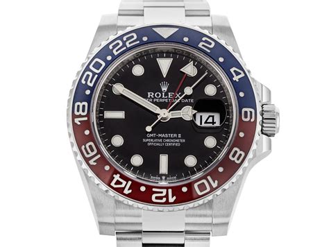 Pre Owned Rolex GMT-Master II 'Pepsi' Watch - Shop Prestige