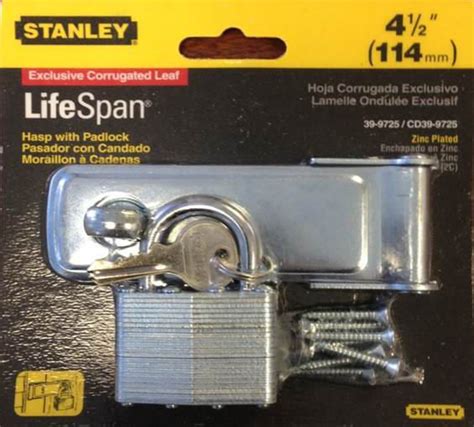 Stanley CD39 Padlock and Hasp Combination with Hardware | Walmart Canada