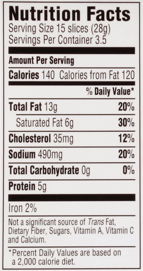 Hormel Pepperoni Nutrition Facts | Besto Blog