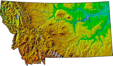 Montana Map - ToursMaps.com