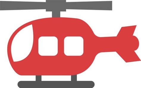 Red Helicopter Clipart Images