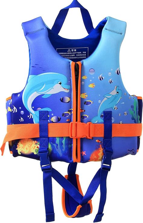 Children Life Jacket Swim Vest High Buoyancy Collision Avoidance Keep Warm Sport Life Vest for ...