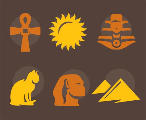 Egypt Culture Symbol Vector Vector Art & Graphics | freevector.com