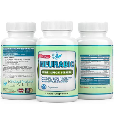 Neuropathy Nerve Support Formula - Neuropathy Vitamins - Nutritional ...