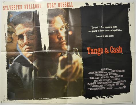 TANGO AND CASH Cinema Quad Movie Poster | Action movie poster, Tango ...