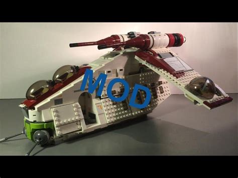 LEGO Star Wars Republic Gunship (75021) Mod - YouTube