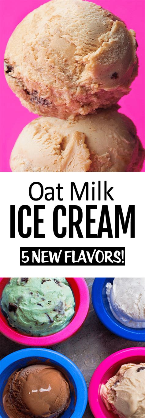 Oat Milk Ice Cream - Just 4 Ingredients!