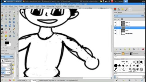 2D Animation In Blender Tutorials- Wacom Tablet - YouTube