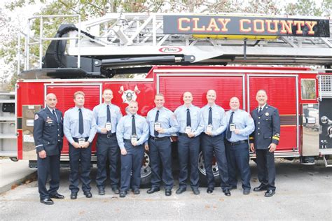 Clay County Fire Rescue celebrates graduation of 7 recruits | Clay Today