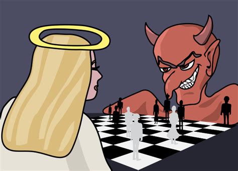 Devil And God Playing Chess Clip Art Image - ClipSafari