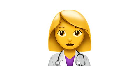 👩‍⚕️ Trabajadora médica Emoji — Significado, copiar y pegar, combinaciónes