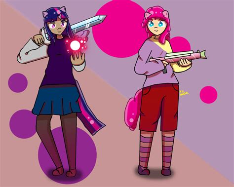 Twilight Sparkle and Pinkie Pie by AnotherYojimbo on DeviantArt