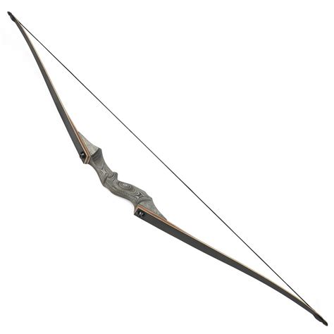 BLACK HUNTER 60" Wooden Takedown Longbow for Archery Hunting, RH, 25-60 lbs at 28" Draw Length ...