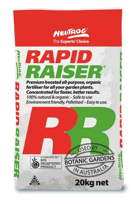 Neutrog Rapid Raiser Fertiliser 20Kg - Home Timber & Hardware