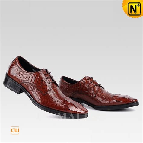 Men’s Embossed Leather Oxfords CW707052