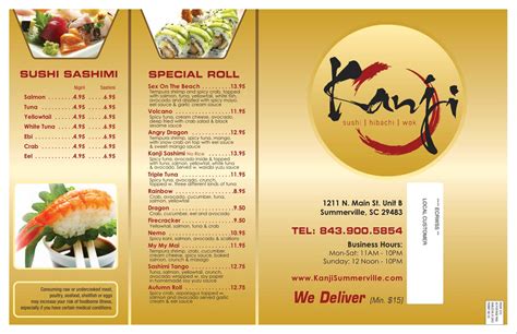 menu – Kanji Sushi Hibachi