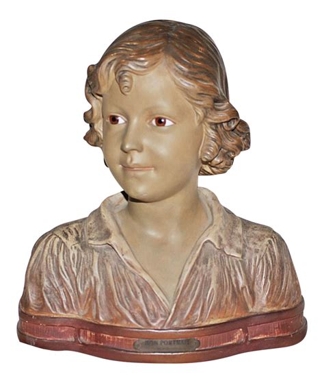 Antique French Terracotta Bust | Chairish