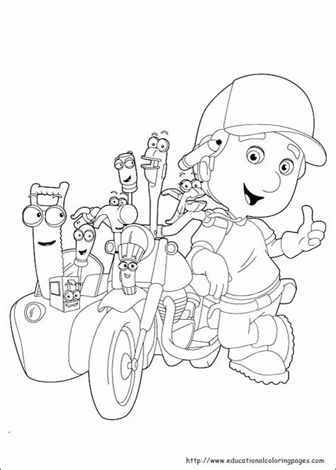 Handy Manny Tools Coloring Pages - Coloring Home