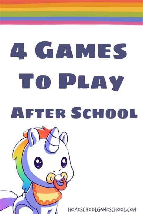 4 Games to Play After School • Gameschool Academy