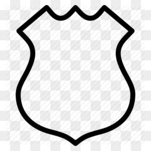 Police Badge Outline Clip Art