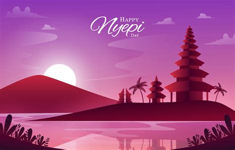 Nyepi Day of Silence Background 4639012 Vector Art at Vecteezy