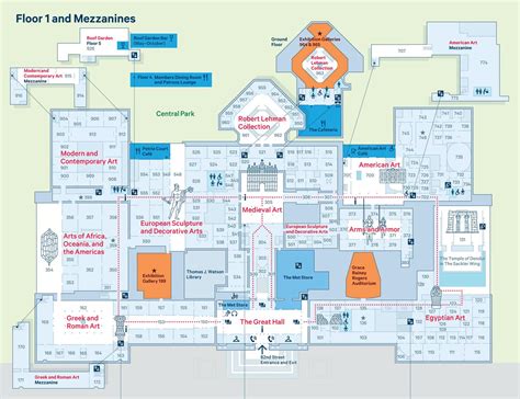 Met museum map - Map of met museum (New York - USA)