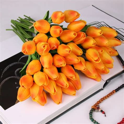 Multi Colors Artificial Silk Flower Tulip With Cheap Price - Buy Silk ...