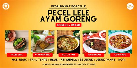 Download Template Banner Pecel Lele Gratis