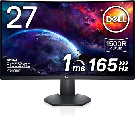 Dell S2722DGM 27" Quad HD LCD LED Backlight VA 165Hz 1ms AMD FreeSync ...