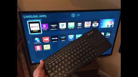 Samsung 50" LED Smart TV with KeyBoard by Logitech Keyboard and smart ...