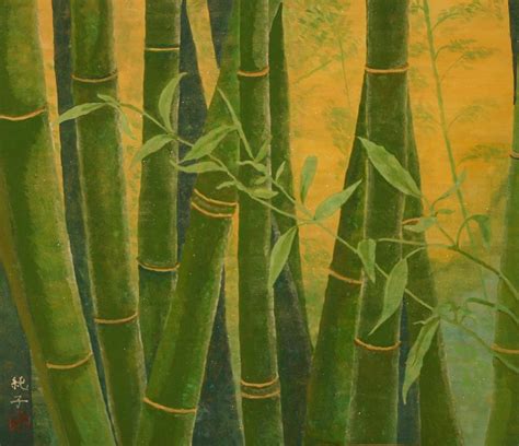 Bamboo Painting by Junko Niino - Pixels