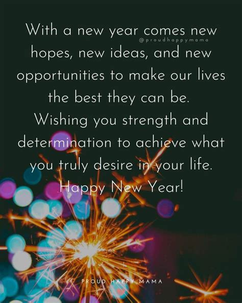 New Year Wishes Quotes For Family - unique motivational