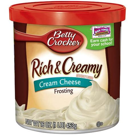 Betty Crocker Rich and Creamy Cream Cheese Frosting - Walmart.com ...