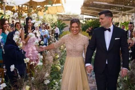 Simona Halep reveals how she chose and bought her wedding dresses