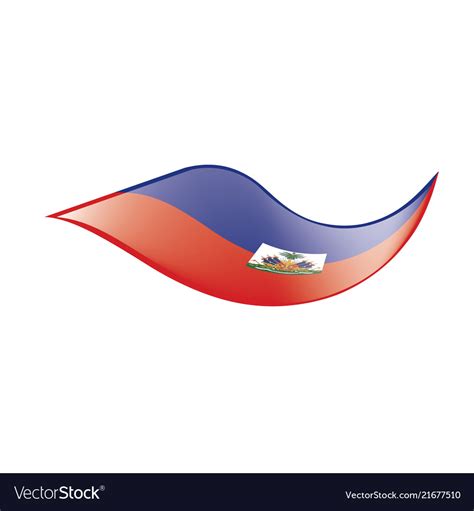 Haiti flag Royalty Free Vector Image - VectorStock