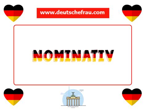 Nominative Case in German | Nominative Case in German