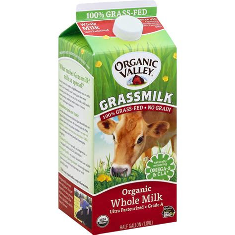 Organic Valley Grassmilk Milk, Whole, Organic | Milk | Roth's